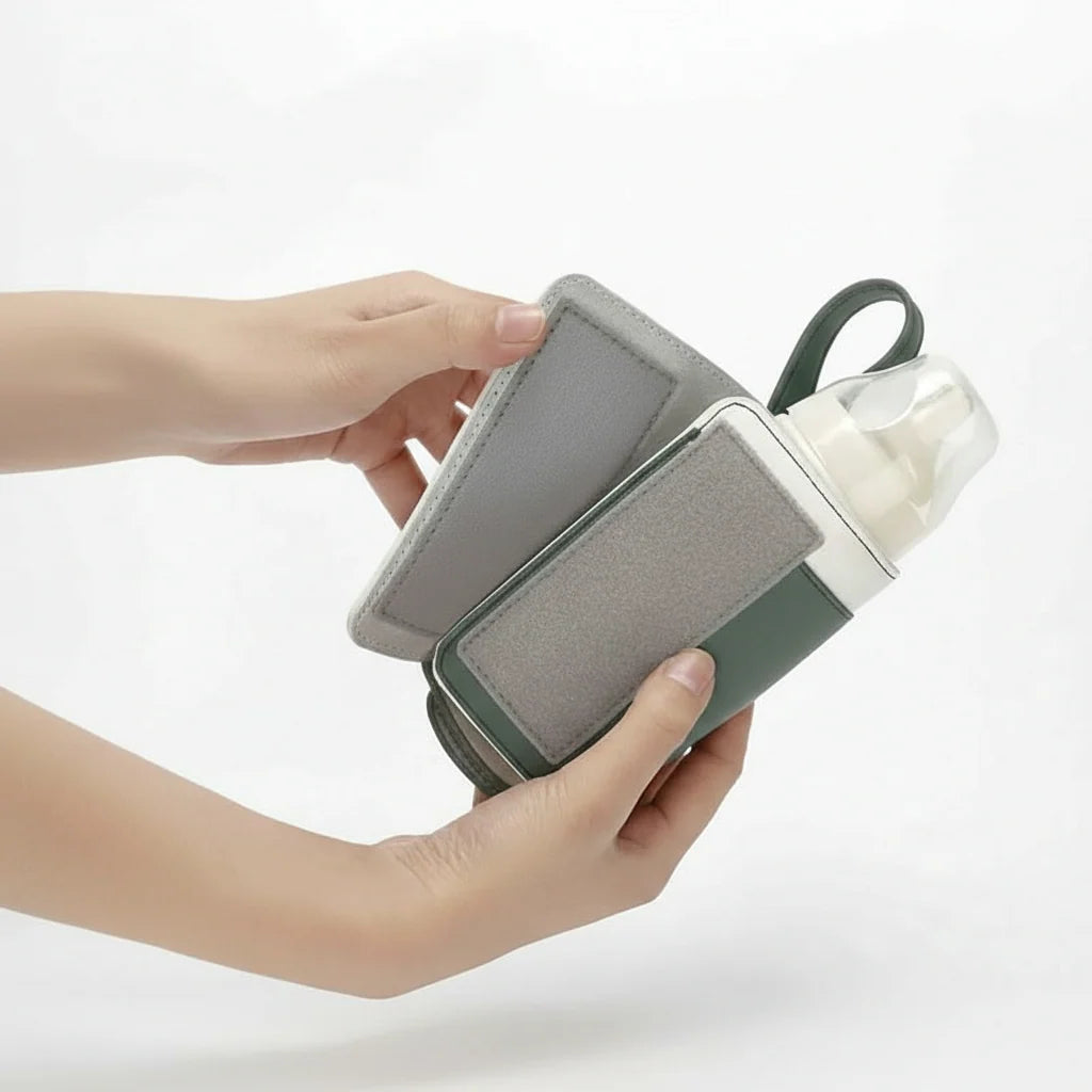 Portable Bottle Warmer | USB-Powered & Insulated | 3 Temperature Settings