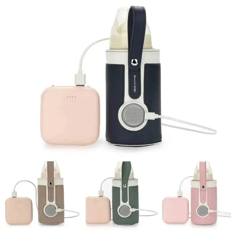 Portable Bottle Warmer | USB-Powered & Insulated | 3 Temperature Settings