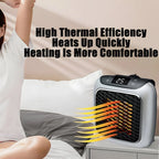 Portable Desk Heater | Fast Warm-Up & Compact | 500 W