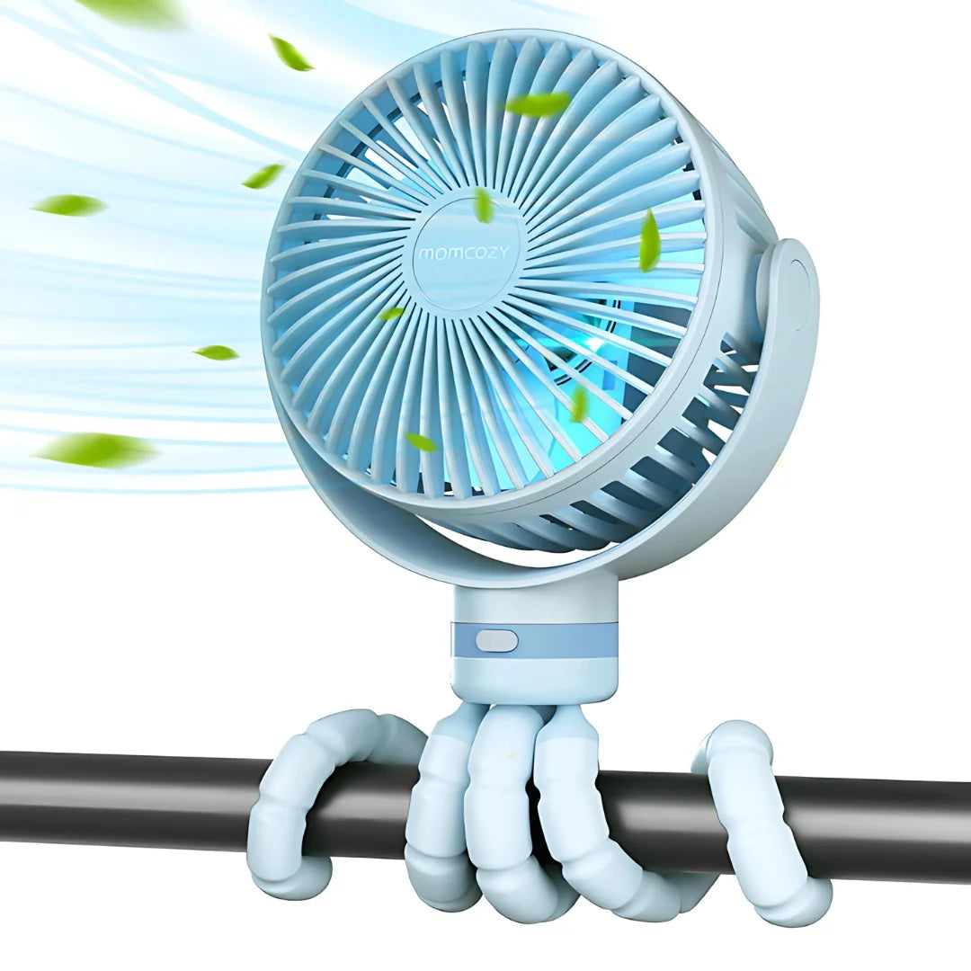 Portable Fan | 20-Hour USB-C & Ultra-Quiet | Rotating Head