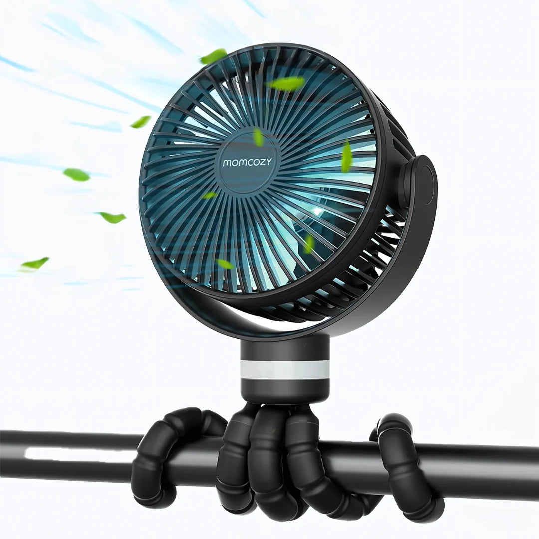 Portable Fan | 20-Hour USB-C & Ultra-Quiet | Rotating Head