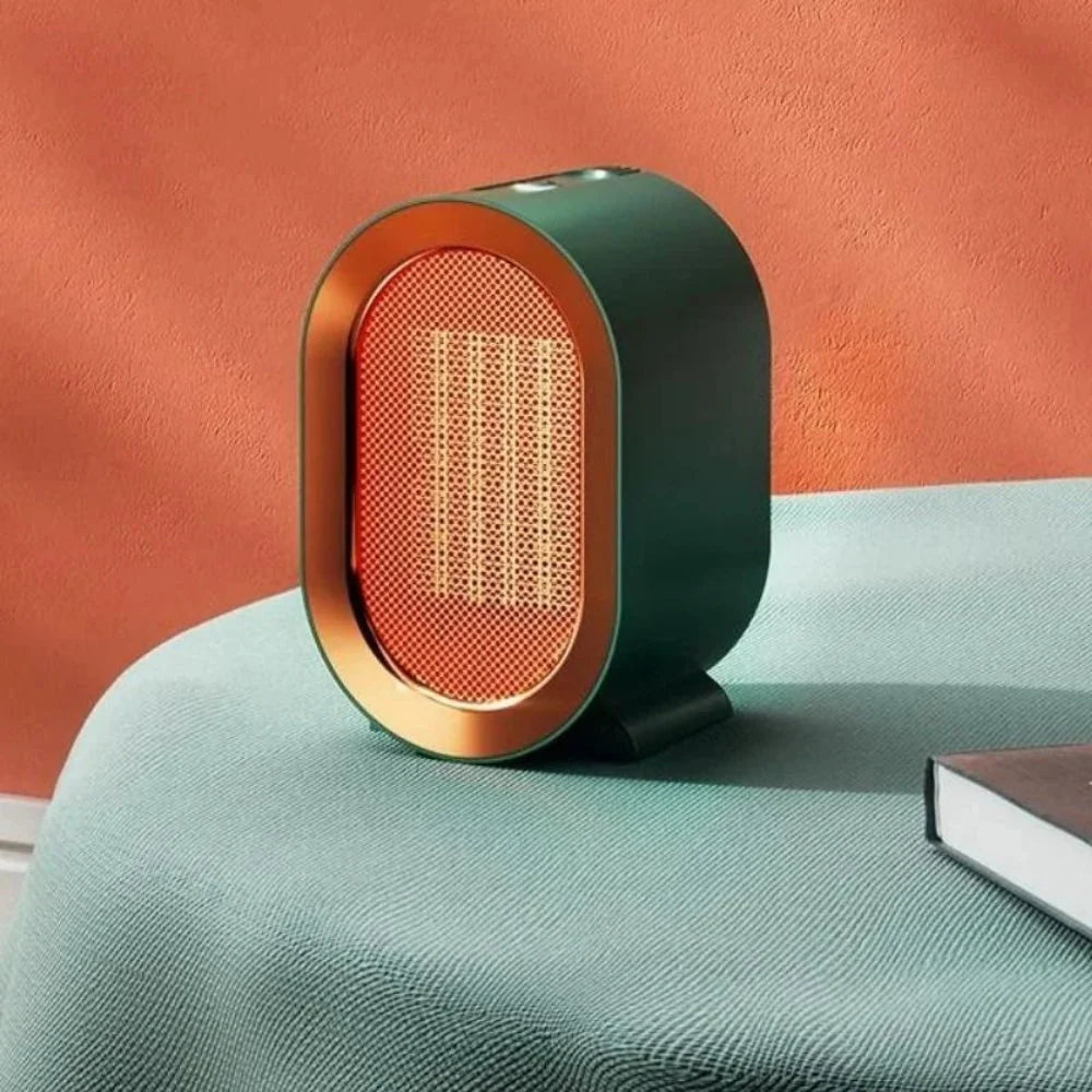 Portable Space Heater | Quiet & Adjustable Thermostat | Tip-Over Shut-Off