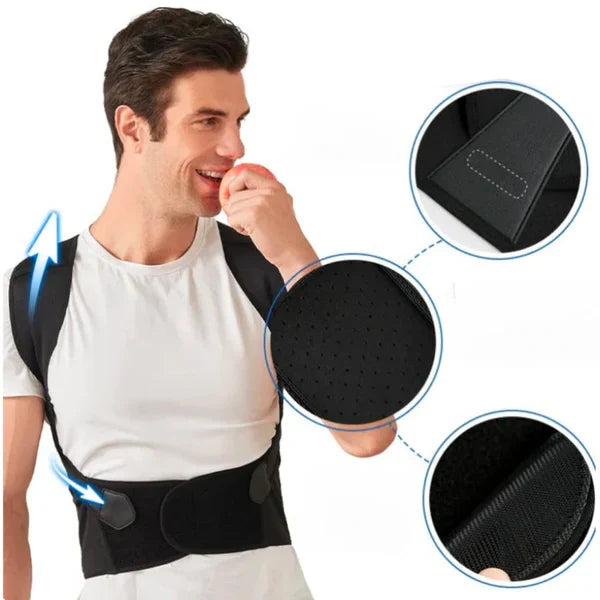 Posture Corrector | Low-Profile Breathable & Adjustable Straps