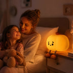 Pumpkin Night Light | Warm White Glow & Soft Silicone | USB-C Rechargeable