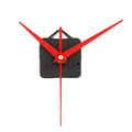 Quartz Clock Movement | Silent Operation & Red Hands | Complete Set