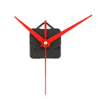 Quartz Clock Movement | Silent Operation & Red Hands | Complete Set