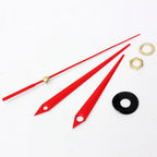 Quartz Clock Movement | Silent Operation & Red Hands | Complete Set