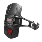 Rear Fender | ABS Plastic & CNC Bracket Carbon Fiber Look