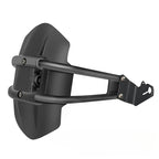 Rear Fender | ABS Plastic & CNC Bracket Carbon Fiber Look