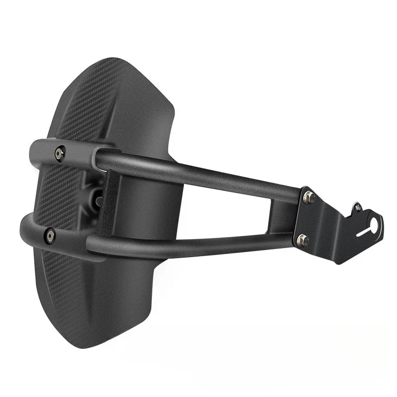 Rear Fender | ABS Plastic & CNC Bracket Carbon Fiber Look