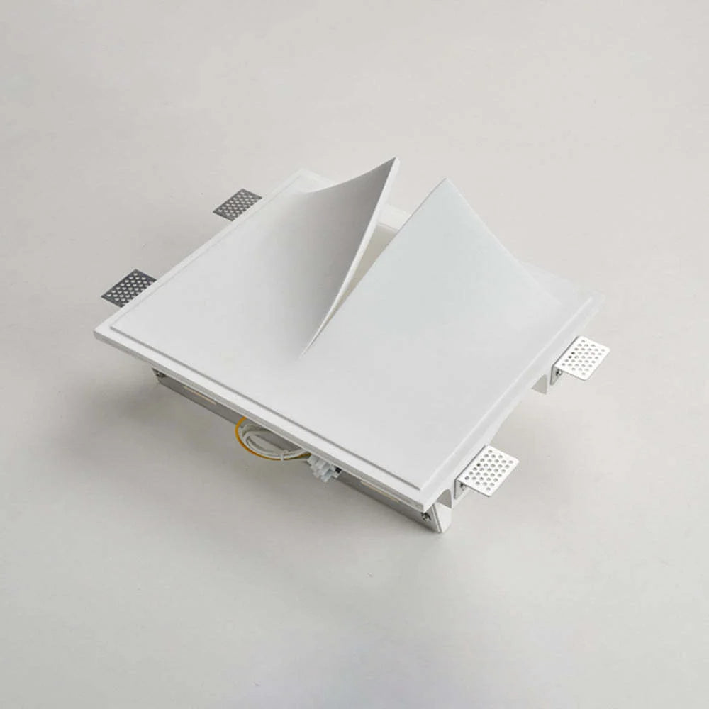 Recessed Wall Light | Metal & Gypsum Warm LED