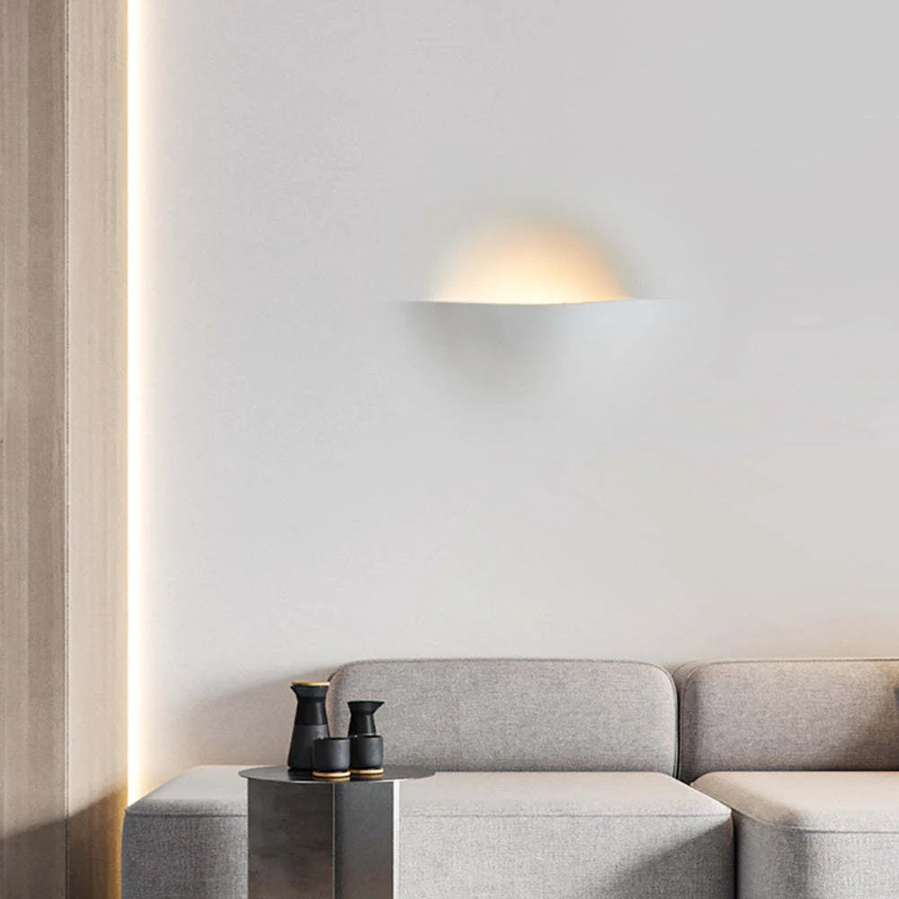 Recessed Wall Light | Metal & Gypsum Warm LED