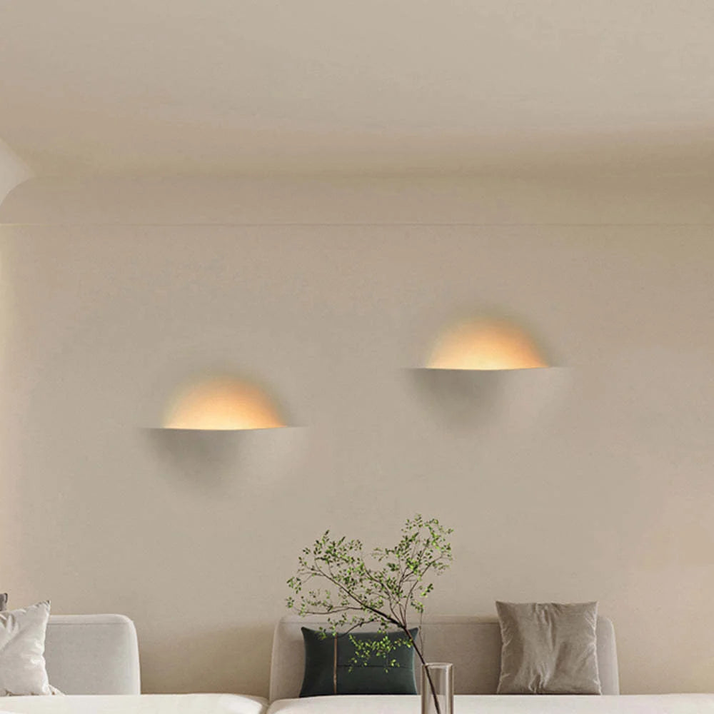 Recessed Wall Light | Metal & Gypsum Warm LED