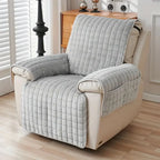 Recliner Cover | Quilted Microfiber, Non-Slip & Side Pocket