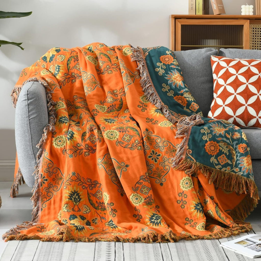 Reversible Throw Blanket