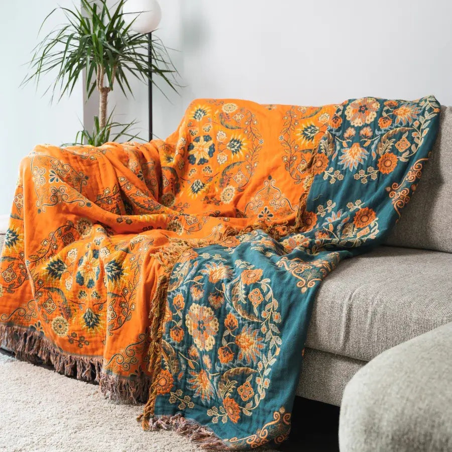 Reversible Throw Blanket