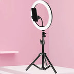 Ring Light | 10-Inch LED | Adjustable Tripod & Phone Holder