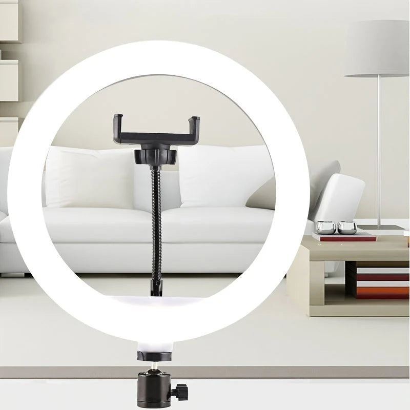 Ring Light | 10-Inch LED | Adjustable Tripod & Phone Holder