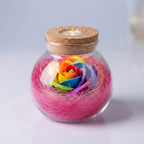 Rose Jar Lamp | Color-Shifting LED & Remote