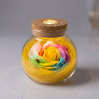 Rose Jar Lamp | Color-Shifting LED & Remote
