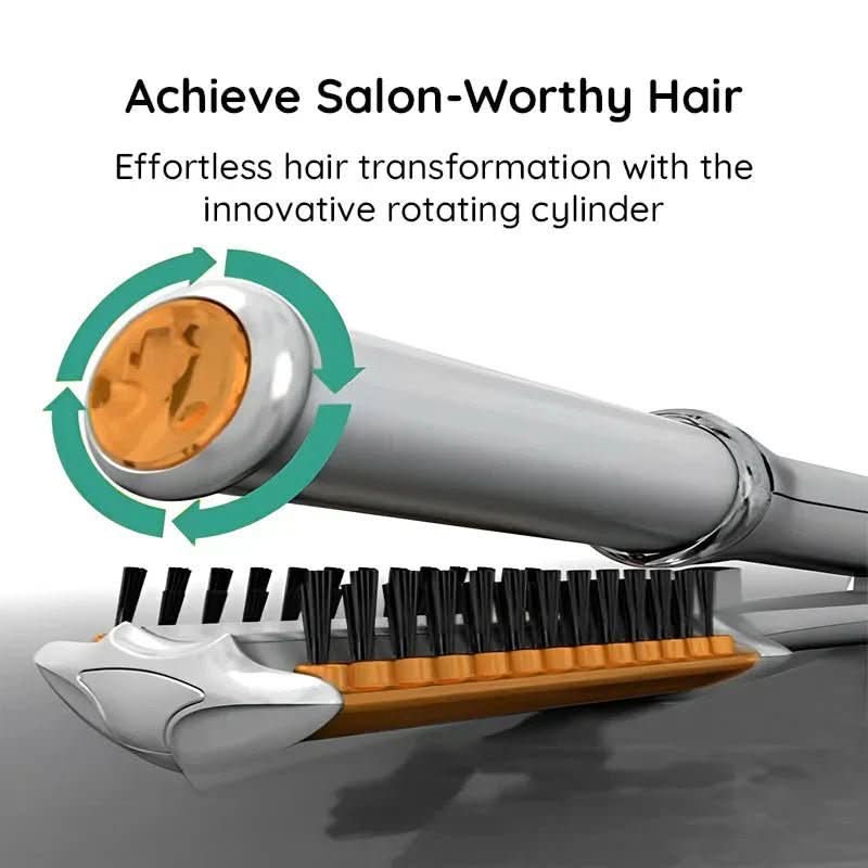 Rotating Hair Brush Styler | 32mm Ceramic Barrel & Auto-Off