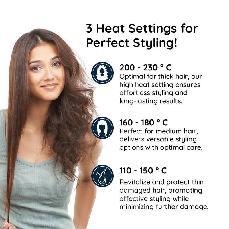 Rotating Hair Brush Styler | 32mm Ceramic Barrel & Auto-Off