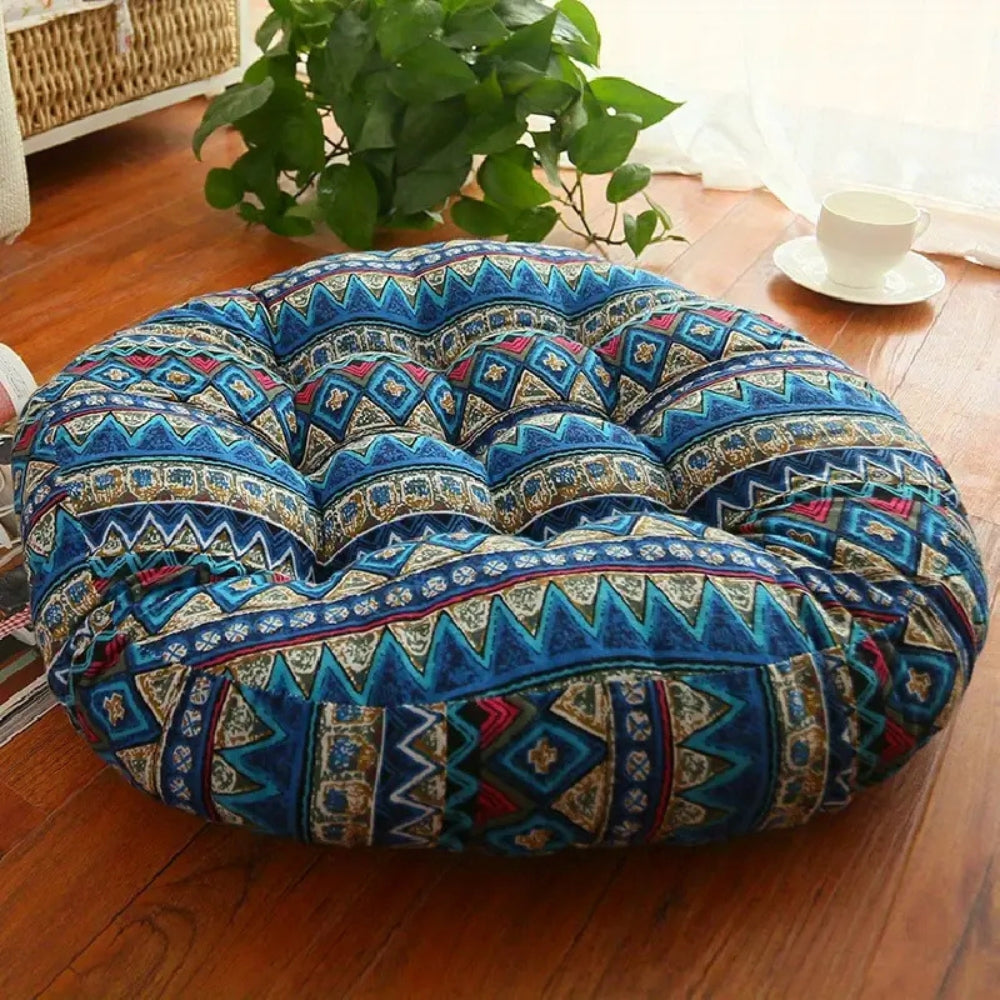 Floral Round Cushion