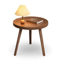 Round Side Table | Solid Wood & Space-Saving | 40 x 48.5 cm