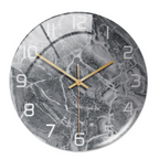 Round Wall Clock | Minimalist Luxury & Silent Movement