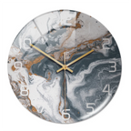 Round Wall Clock | Minimalist Luxury & Silent Movement