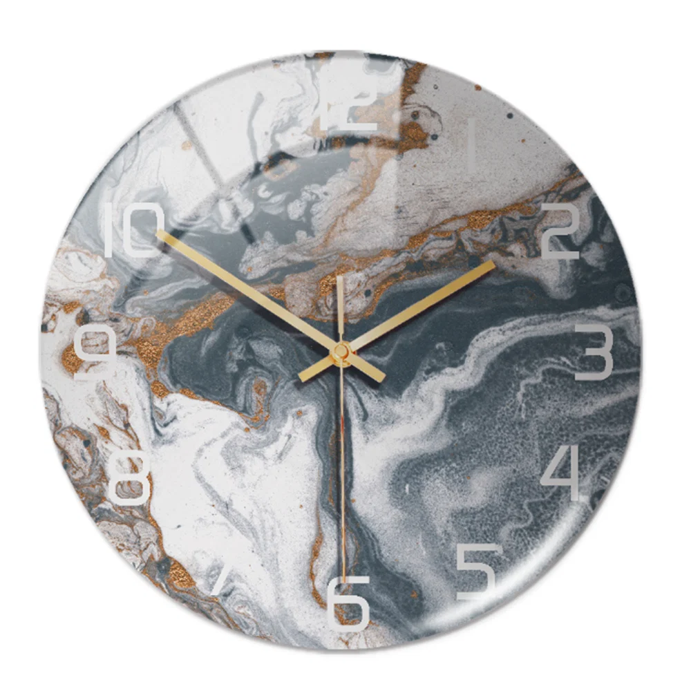 Round Wall Clock | Minimalist Luxury & Silent Movement