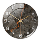 Round Wall Clock | Minimalist Luxury & Silent Movement