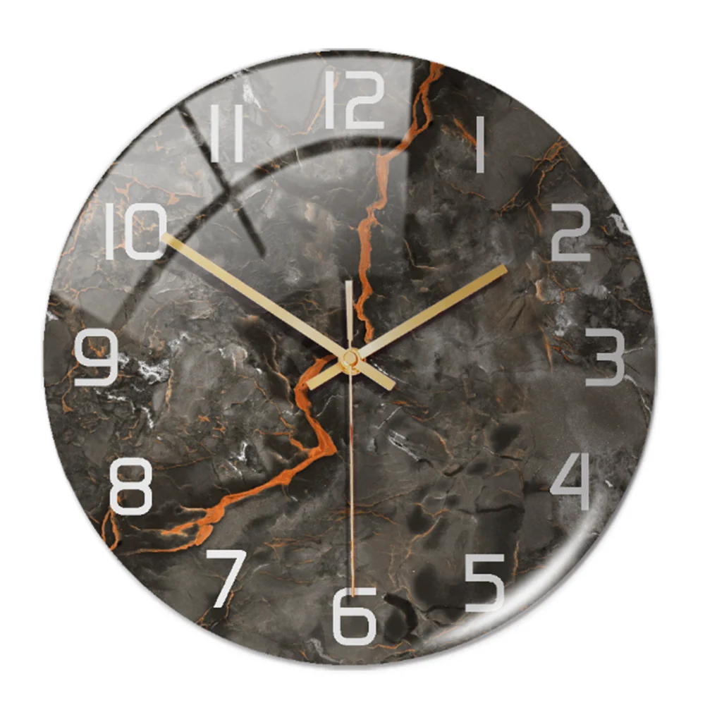 Round Wall Clock | Minimalist Luxury & Silent Movement