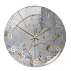 Round Wall Clock | Minimalist Luxury & Silent Movement