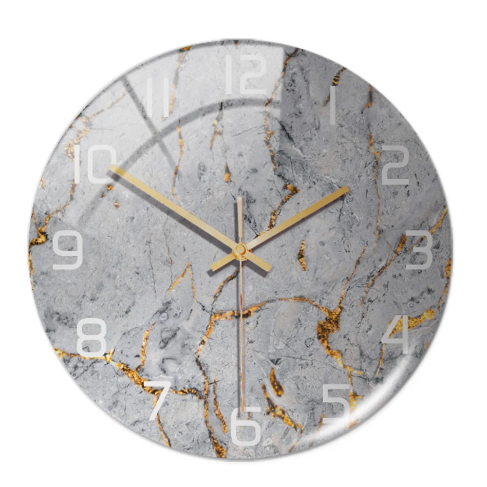 Round Wall Clock | Minimalist Luxury & Silent Movement