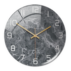 Round Wall Clock | Minimalist Luxury & Silent Movement