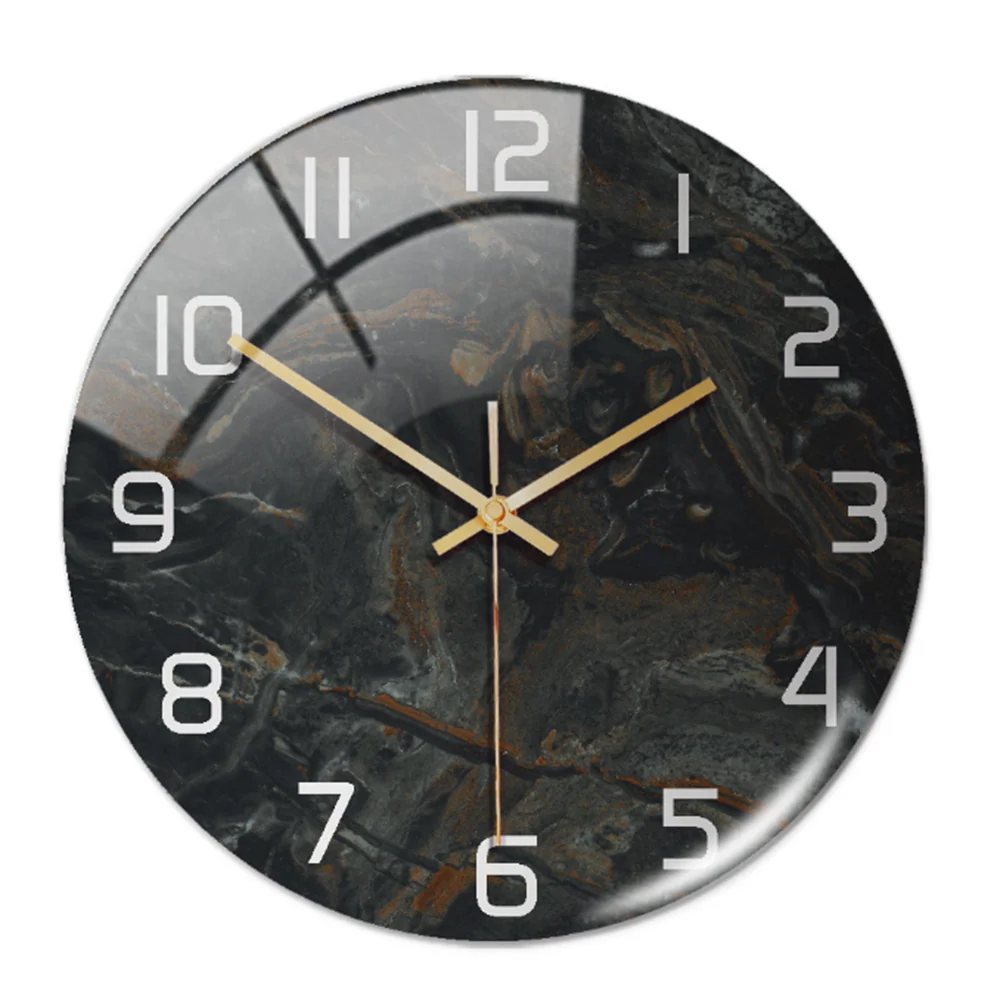 Round Wall Clock | Minimalist Luxury & Silent Movement