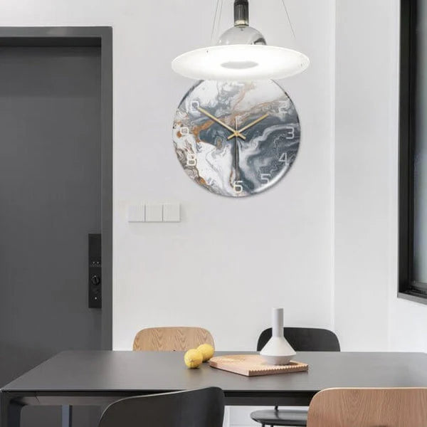 Round Wall Clock | Minimalist Luxury & Silent Movement