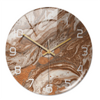Round Wall Clock | Minimalist Luxury & Silent Movement