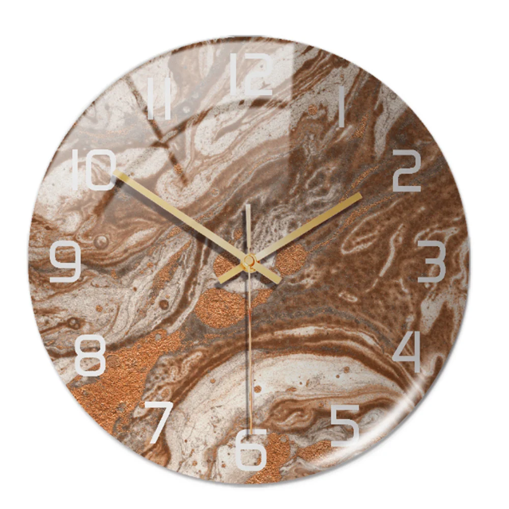 Round Wall Clock | Minimalist Luxury & Silent Movement