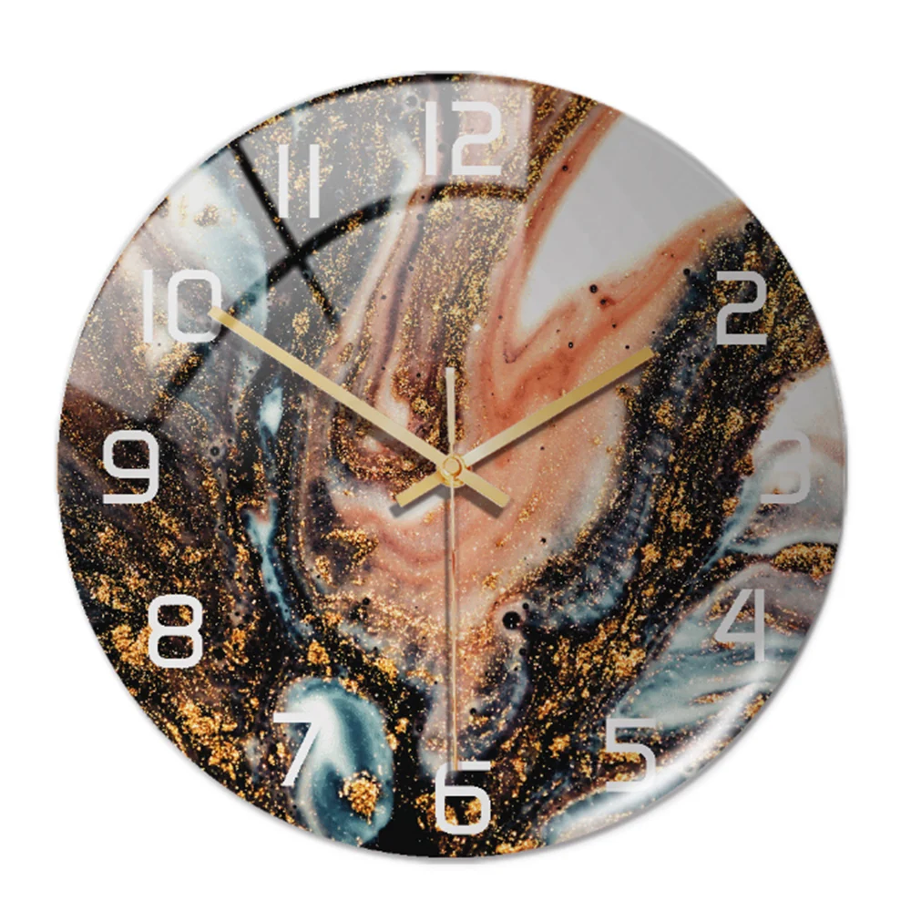 Round Wall Clock | Minimalist Luxury & Silent Movement