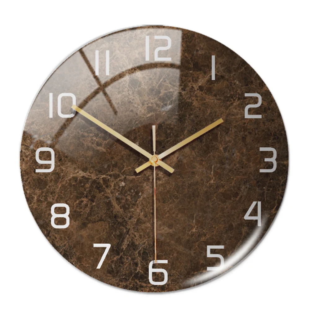 Round Wall Clock | Minimalist Luxury & Silent Movement