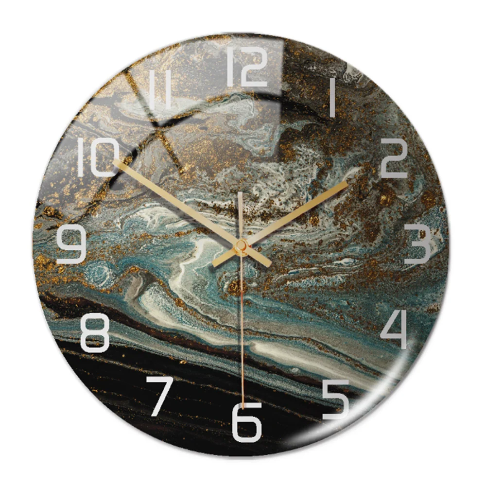 Round Wall Clock | Minimalist Luxury & Silent Movement