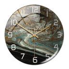 Round Wall Clock | Minimalist Luxury & Silent Movement