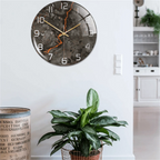 Round Wall Clock | Minimalist Luxury & Silent Movement