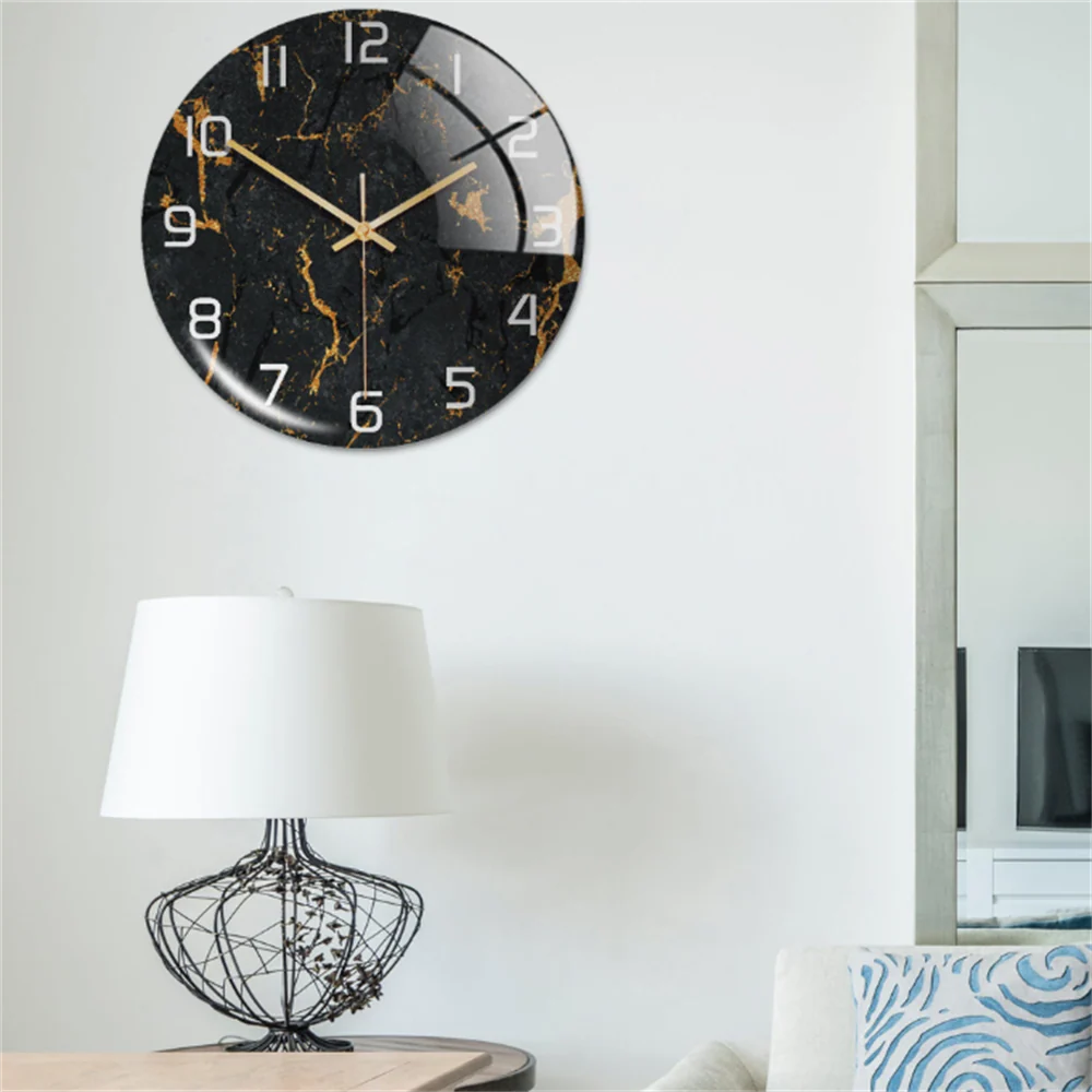 Round Wall Clock | Minimalist Luxury & Silent Movement
