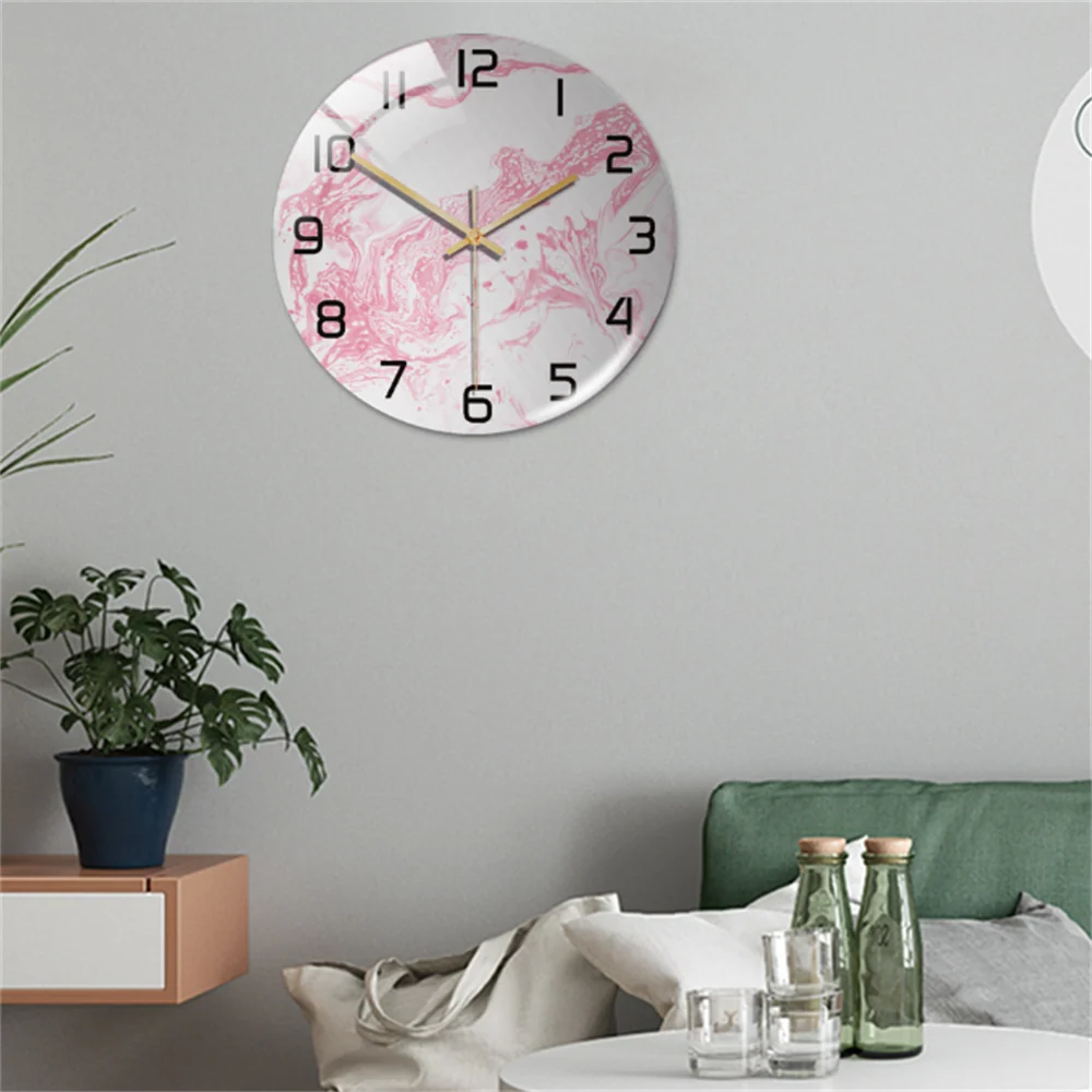 Round Wall Clock | Minimalist Luxury & Silent Movement