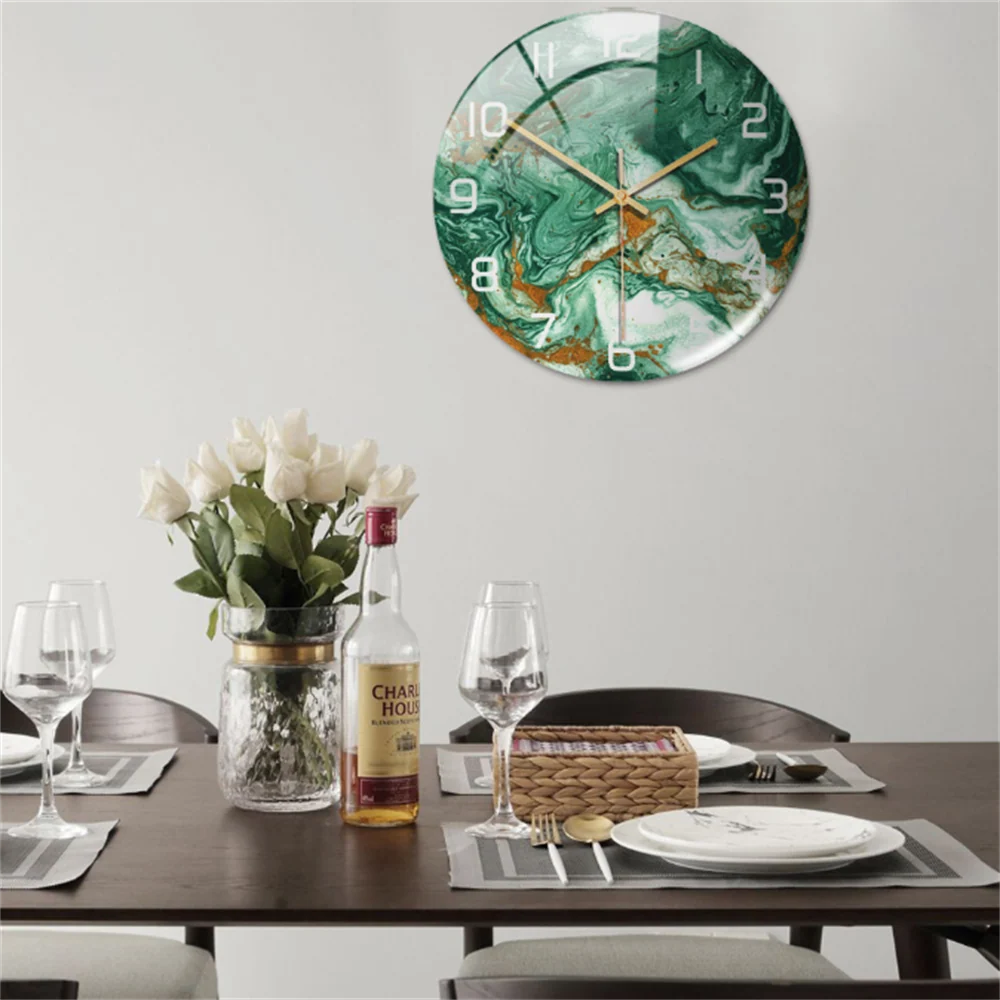 Round Wall Clock | Minimalist Luxury & Silent Movement