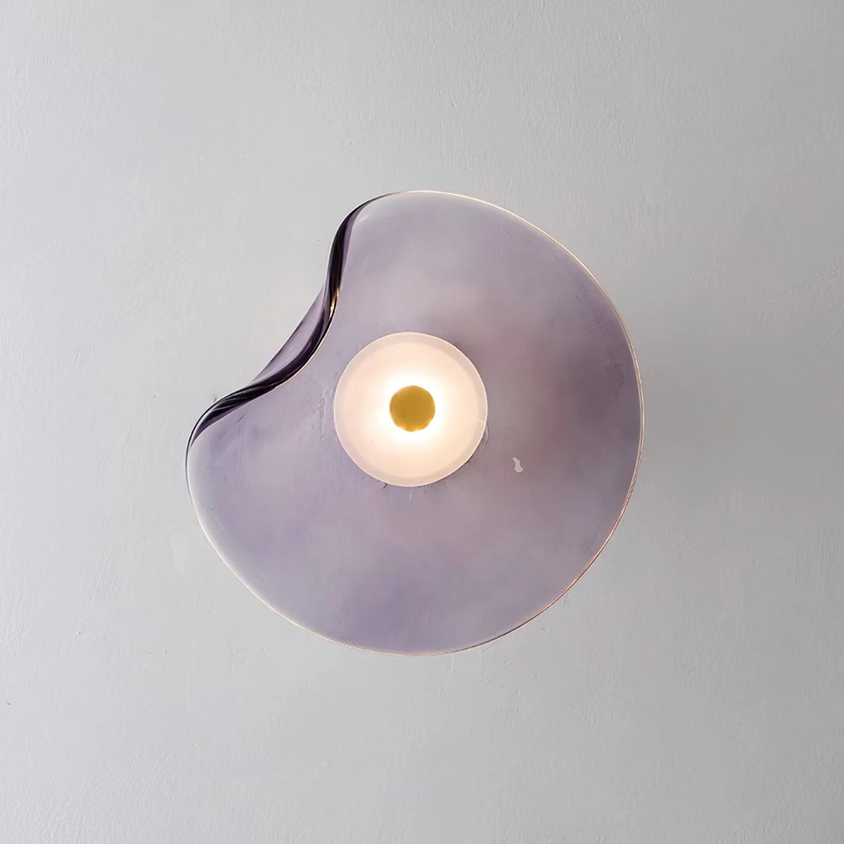 Round Wall Light | Integrated LED Warm White & Damp-Rated Glass | 25 cm Diameter