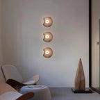 Round Wall Light | Integrated LED Warm White & Damp-Rated Glass | 25 cm Diameter